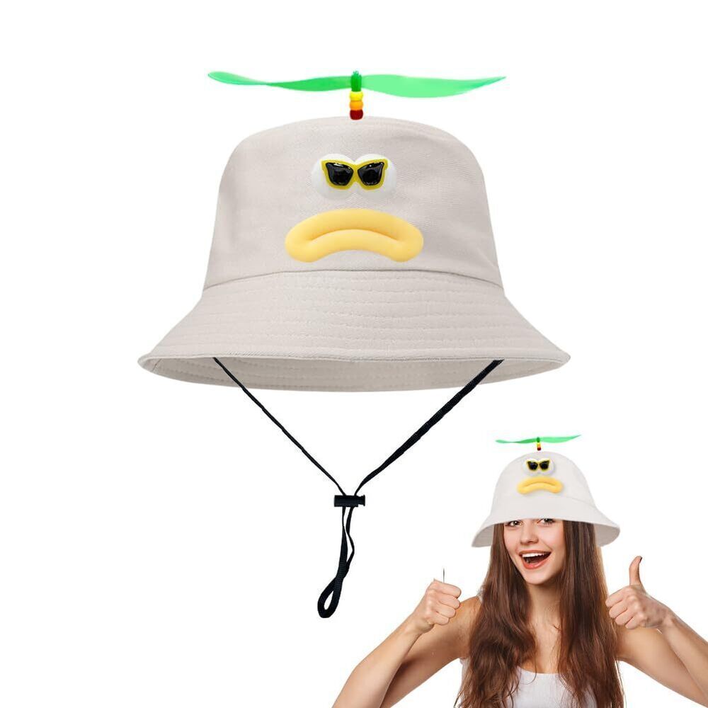 4309 Propeller Hat,Helicopter Hat,Hat with Propeller,Pinwheel hat,Funny